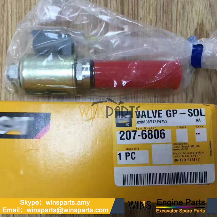 207-6806 2076806 HYDRAULIC PILOT SOLENOID VALVE Caterpillar