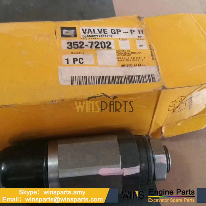 352-7202 3527202 CONTROL RELIEF VALVE Caterpillar (2)