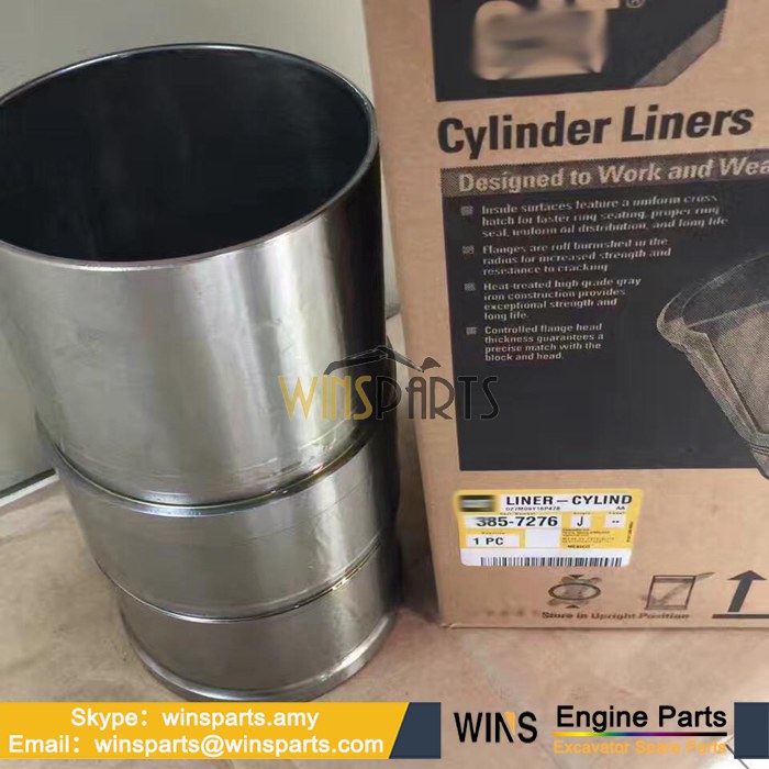 385-7276 3857276 CAT C9 3412C BLOCK CYLINDER LINER Caterpillar