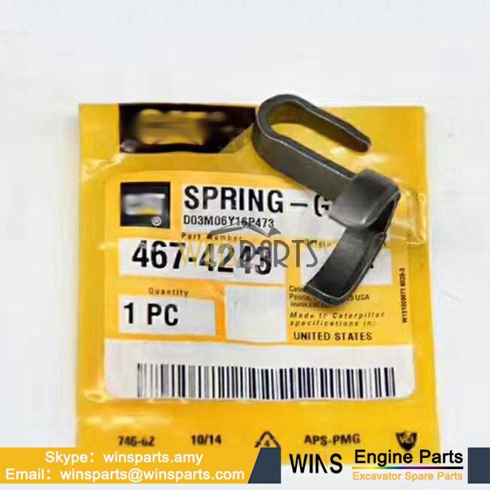 467-4243 4674243 CAT C7 C9.3 C9 SPRING GUIDE Caterpillar