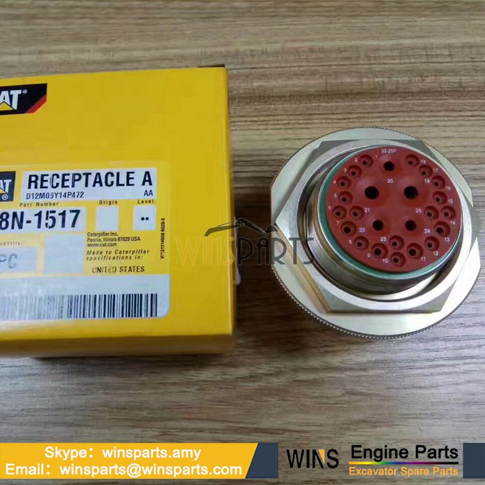 8N-1517 8N1517 CAT CONNECTOR RECEPTACLE ASSY Caterpillar