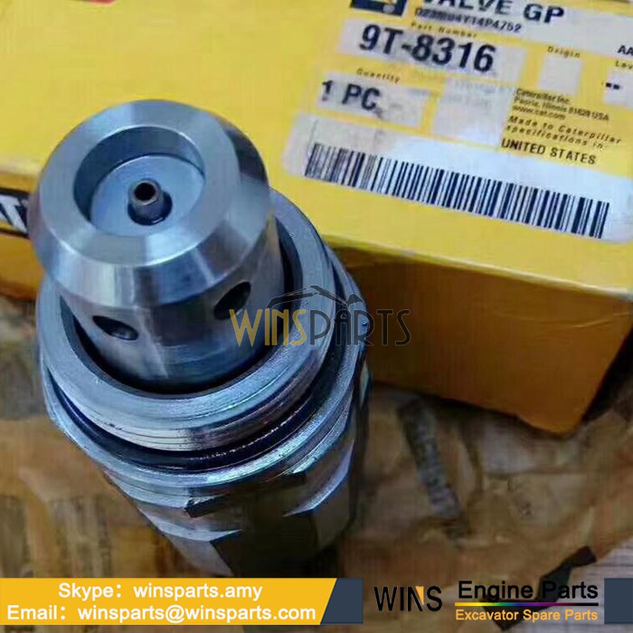 9T-8316 9T8316 CAT VALVE GP-RELIEF Caterpillar