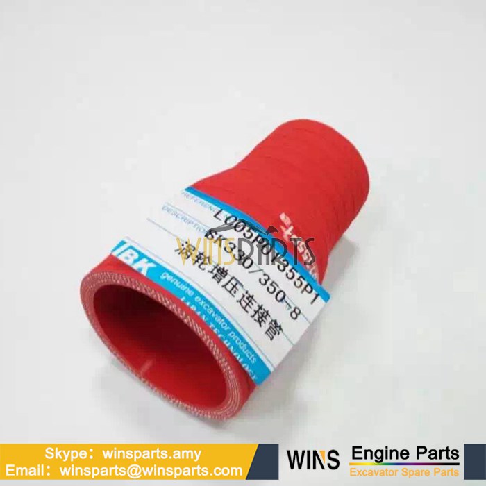 LC05P01355P1 FLEXIBLE HOSE PIPE Turbocharger Tube Kobelco