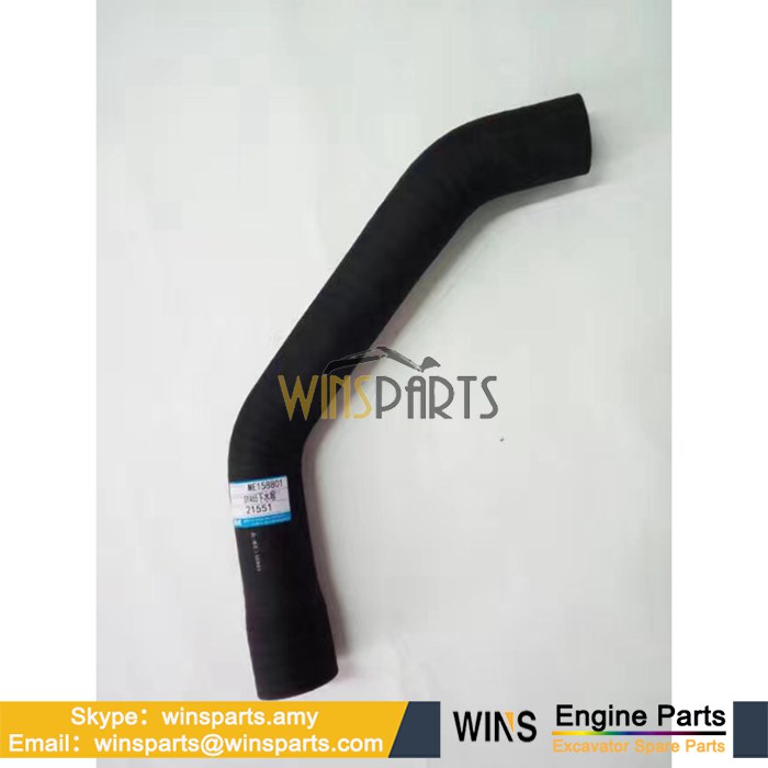 ME158079 ME158801 Mitsubishi 6d24 Engine Water Pump Hose Kobelco