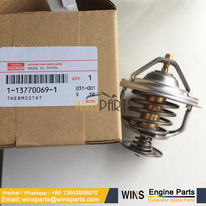 1-13770069-1 1137700691 ISUZU 6SD1 ENGINE THERMOSTAT Hitachi