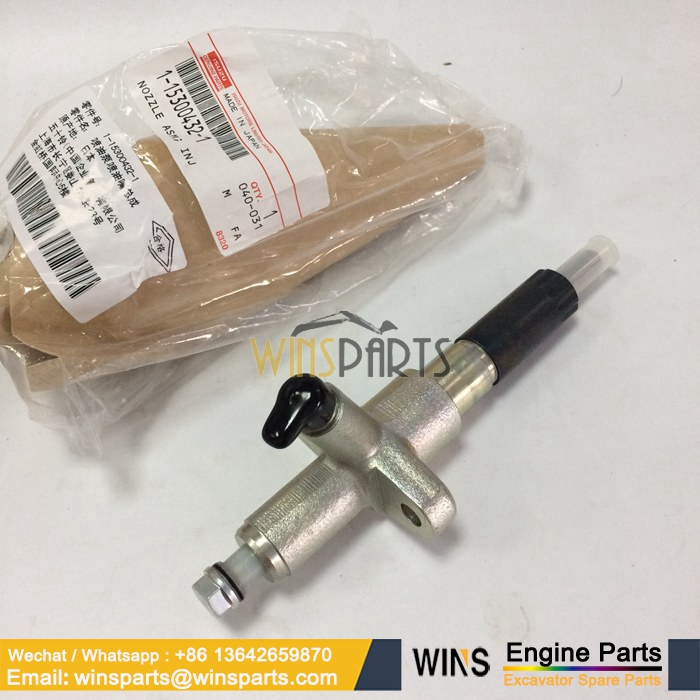 1-15300432-1 1153004321 ISUZU 6BG1-TRA 6BG1 ENGINE Common Rail Injector FUEL NOZZLE ASSY Hitachi (1)