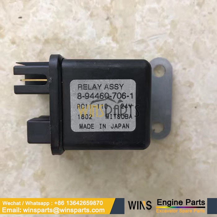 8-94460706-1 8-94460706-0 ISUZU ENGINE GLOW PLUG RELAY Hitachi John Deere