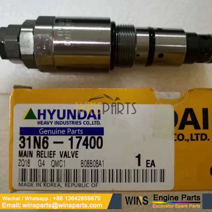 31N6-17400 31N617400 MAIN RELIEF VALVE MAIN CONTROL VALVE Hyundai