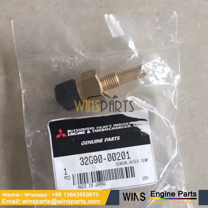 32G90-00201 32G90-00200 Mitsubishi D04FR ENGINE Water Temp SENSOR New Holland