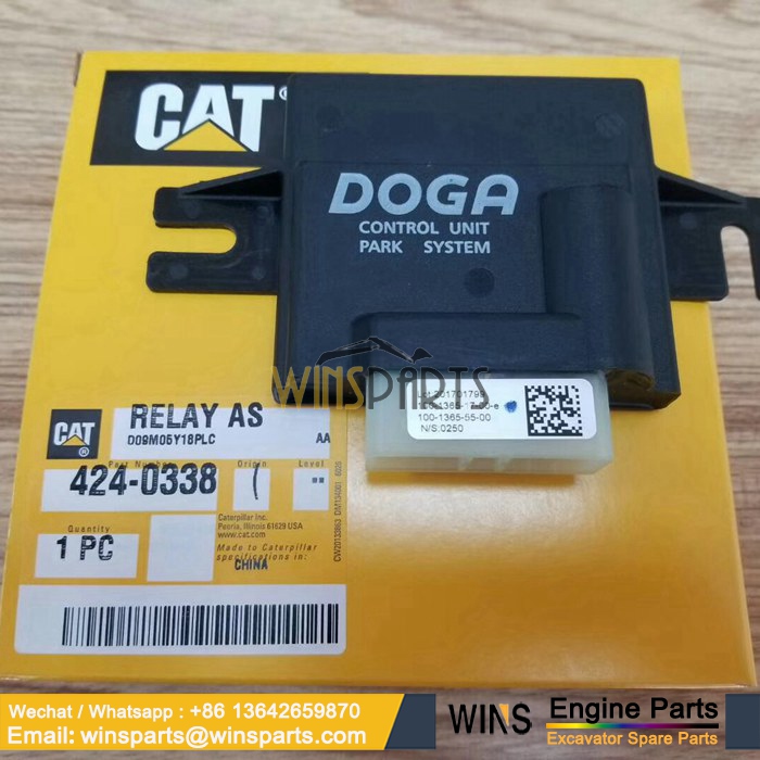 424-0338 4240338 Wiper CONTROL MOTOR RELAY ASSY Caterpillar