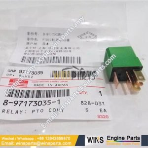 8-97173035-1 8971730351 ISUZU ENGINE Pto Cont Relay