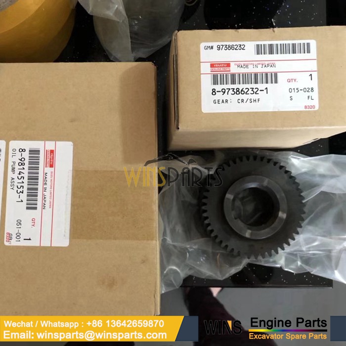 8-97386232-1 8973862321 ISUZU 4JJ1 CRANKSHAFT GEAR John Deere