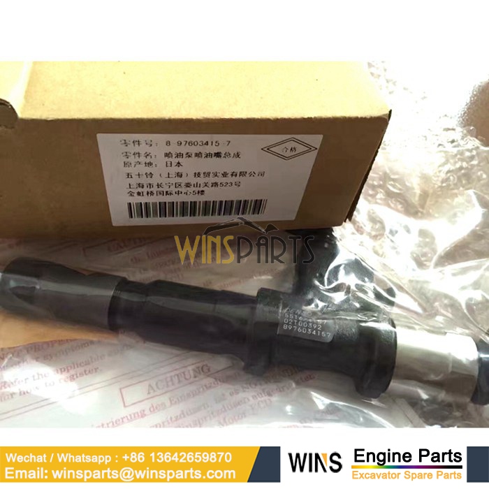 8-97603415-4 8-97603415-2 095000-5511 ISUZU 6WG1 Fuel Injector Hitachi