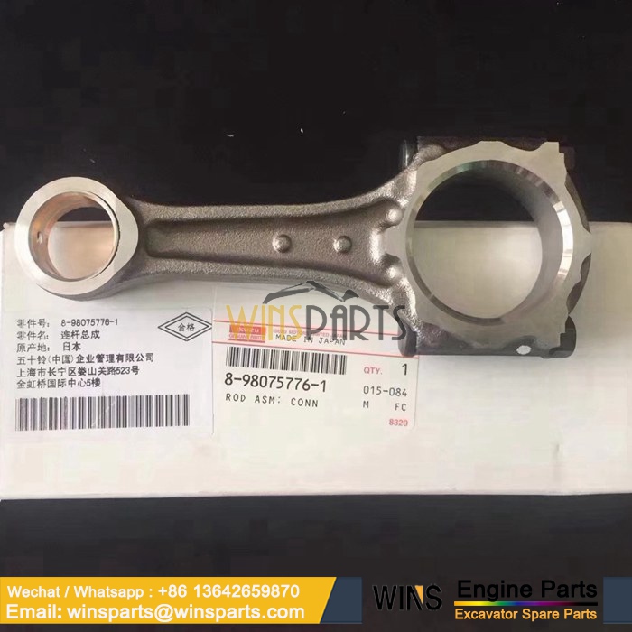 8-98075776-1 8980757761 ISUZU 4LE2 4LE1 ENGINE Connecting Rod Hitachi