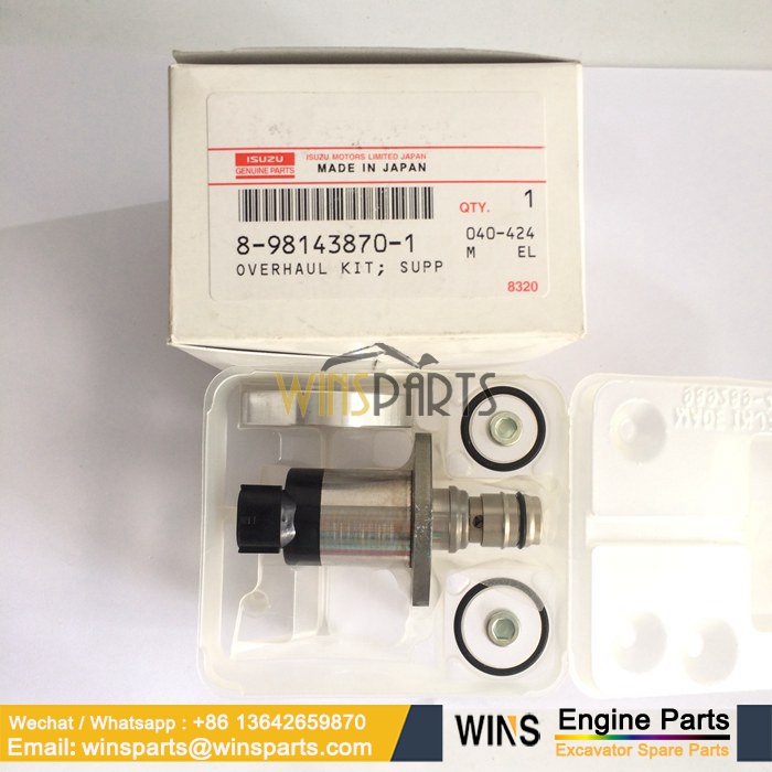 8-98143870-1 8981438701 ISUZU ENGINE Suction Control Valve