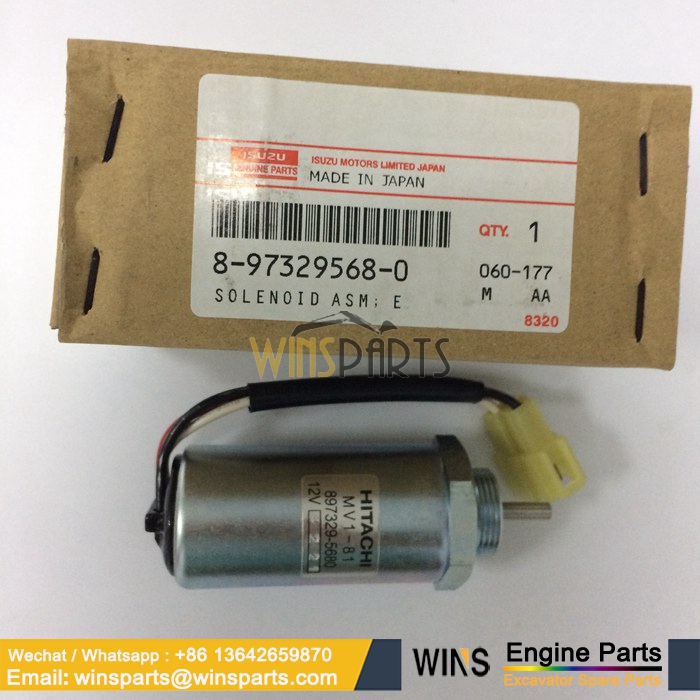 897329-5680 8973295680 ISUZU SOLENOID ASS’Y ENG STO KOMATSU Doosan