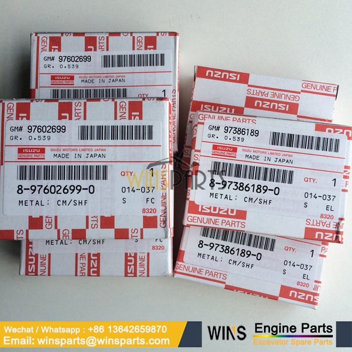 8973861890 8-97386-189-0 ISUZU 4HK1-XYSA 4HK1 6HK1 Camshaft METAL Bearing Hitachi (1)