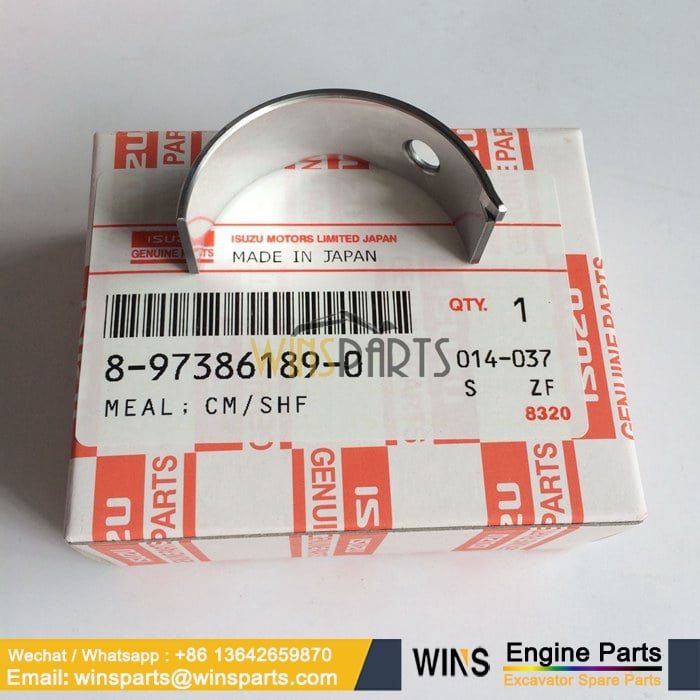8973861890 8-97386-189-0 ISUZU 4HK1-XYSA 4HK1 6HK1 Camshaft METAL Bearing Hitachi (2)