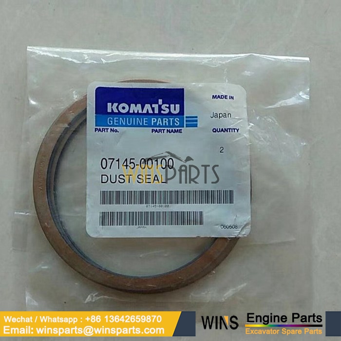 07145-00100 07145-00090 707-56-10740 707-56-11740 CYLINDER DUST SEAL KOMATSU