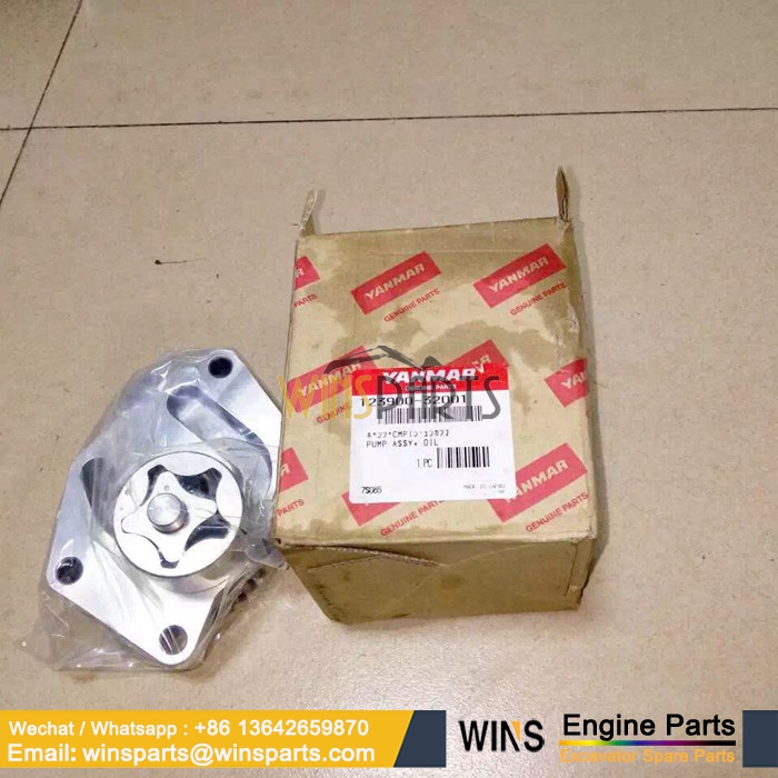 123900-32001 123900-32000 Yanmar 4TNE106 4D106 ENGINE OIL PUMP