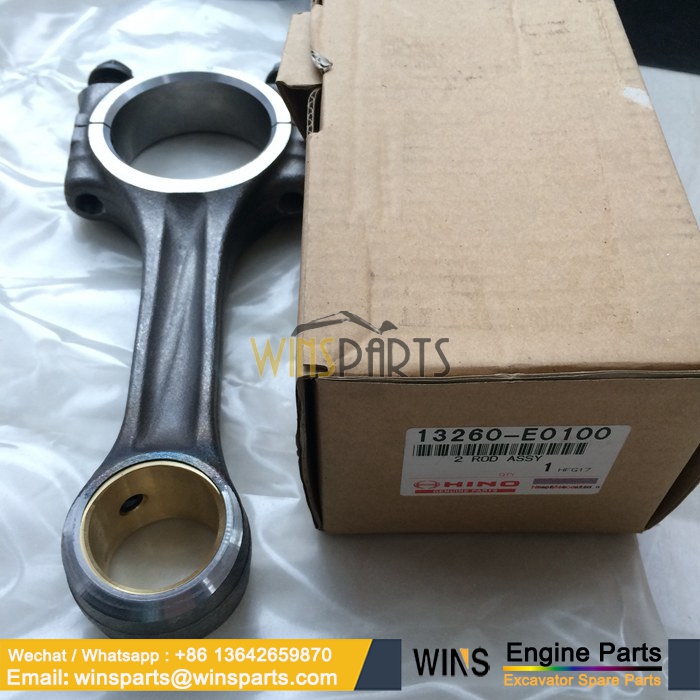 13260-E0100 VH13260E0100 132601790A VH132601790A HINO CONNECTING ROD ASSY Kobelco