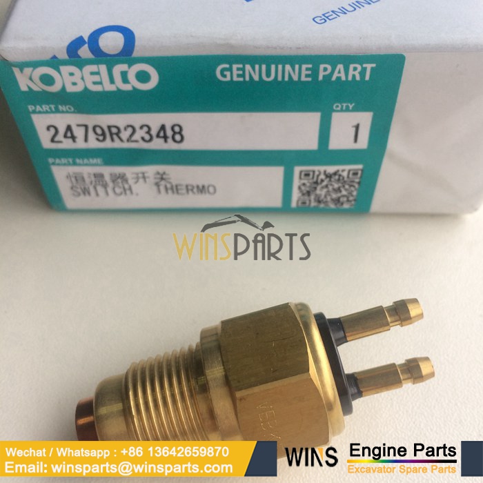 2479R2348 Hydraulic Oil Temperature SWITCH,95 Degrees C, 203 Degrees F Kobelco