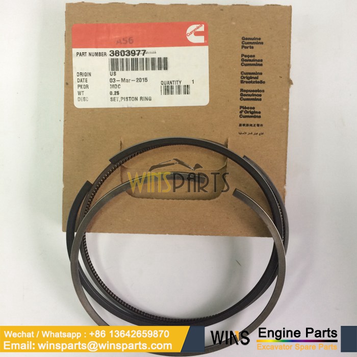 3803977 3803705 CUMMINS PISTON RING SET M11 ISM QSM Engine