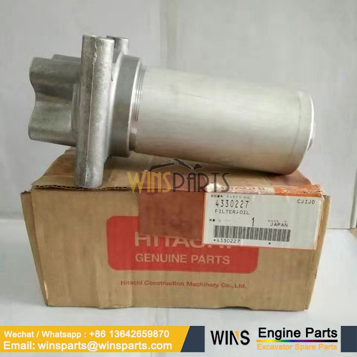 4330227 AT186554 AT214263 AT213834 Hydraulic Pilot Filter Head Assy Hitachi