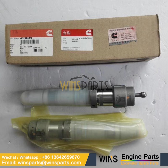 4928349 Genuine Cummins K19 QSK19 Diesel Fuel Injector