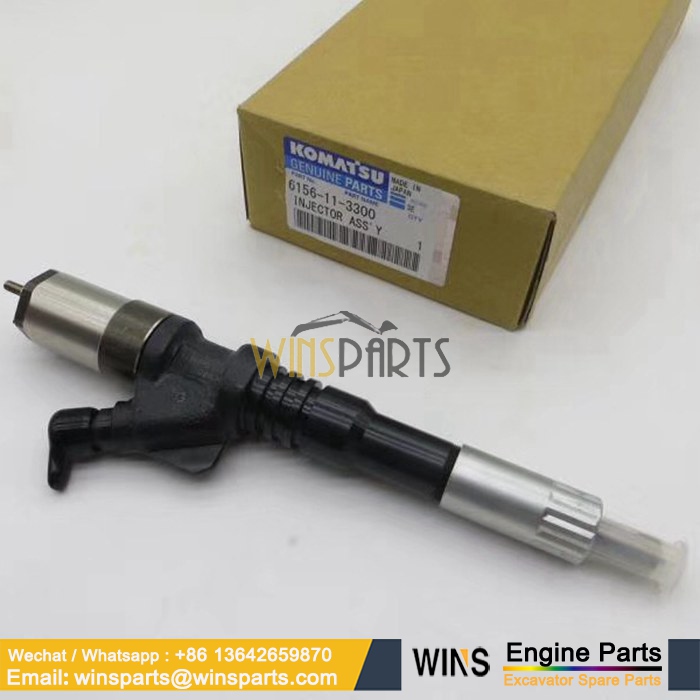 6156-11-3300 6156-11-3310 SA6D125E 6D125 Diesel Common Rail Injector Nozzle Komatsu