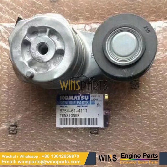 6743-61-4120 6742-01-5219 3976831 6754-61-4110 4D107 SAA6D107E ENGINE Belt Tensioner Komatsu