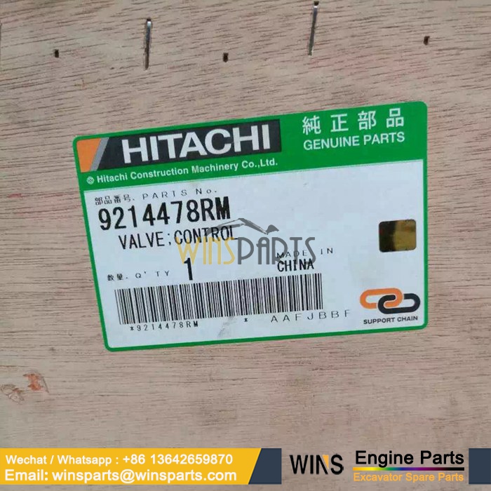 9214478 KMX15HA Main CONTROL VALVE Hitachi