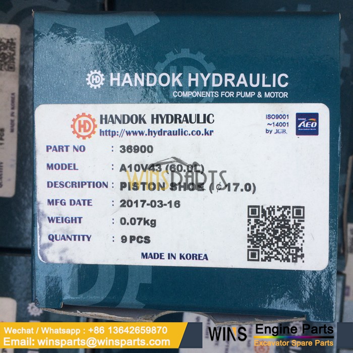 Rexroth A10V43 Piston set Retainer plate KOREA HANDOK HYDRAULIC A10V17 A10V21 A10V23 A10V28 A10V40 PARTS