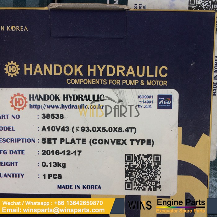 Rexroth A10V43 SET plate KOREA HANDOK HYDRAULIC A10V17 A10V21 A10V23 A10V28 A10V40 PARTS