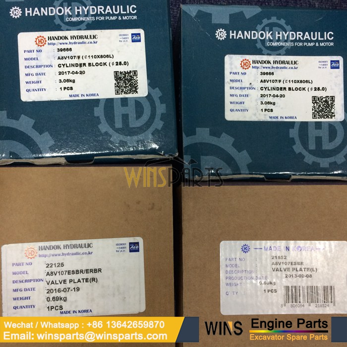 Rexroth A8V55 A8V59 A8V80 A8V86 A8V107 A8V115 A8V172 KOREA HANDOK HYDRAULIC Spare Parts (2)