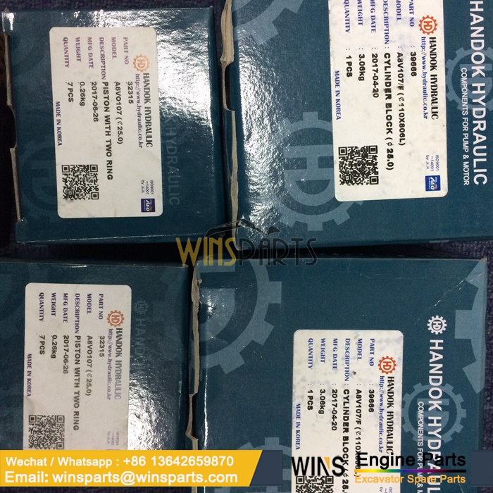 Rexroth A8V55 A8V59 A8V80 A8V86 A8V107 A8V115 A8V172 KOREA HANDOK HYDRAULIC Spare Parts (3)