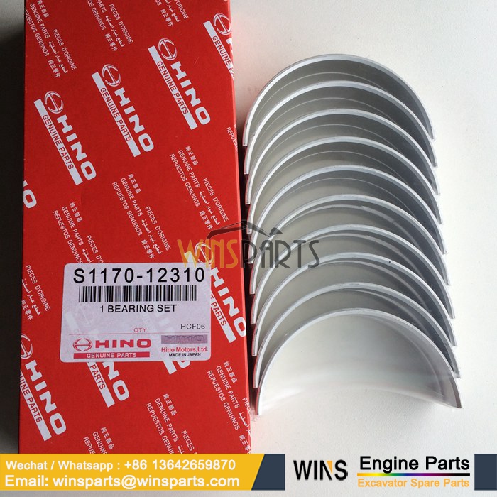 S1170-12310 S117012310 HINO J05E Crankshaft BEARING SET New holland (1)