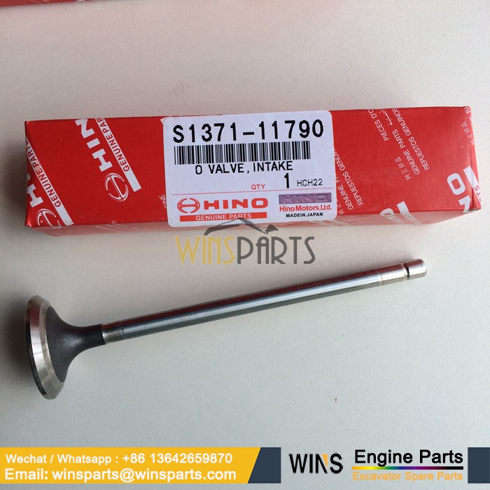 S1371-11790 VHS137111790 VH137111790A HINO P11C ENGINE Intake VALVE KOBELCO (1)