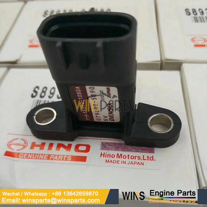 S8939-01080 VH893901080A VHS893901080 HINO J08E J05E P11C Pressure Boost Sensor Kobelco