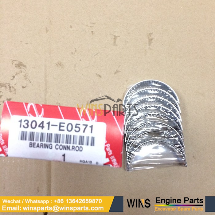 VH13041E0570 13041-E0570 13041-E0571 HINO ENGINE CON ROD BEARING SET