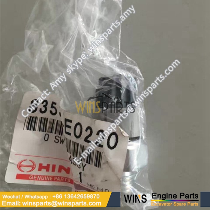 VH83530E0220 83530-E0250 83530-E0220 HINO J08E J05E P11C OIL PRESSURE SWITCH