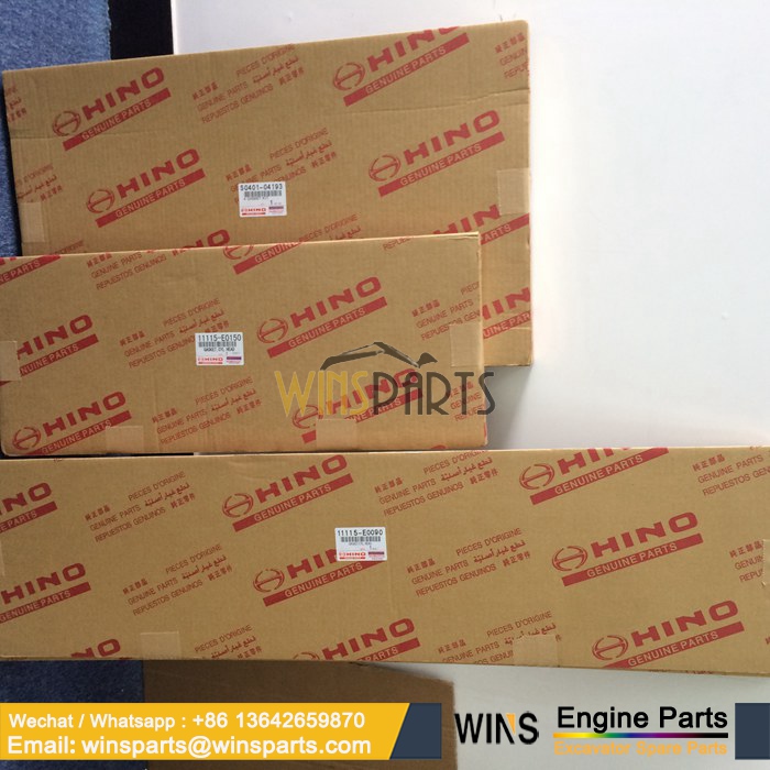 VHS040104193 S0401-04193 VH04111E0G81 04111-E0G81 HINO J05E ENGINE OVERHAUL GASKET KIT Kobelco