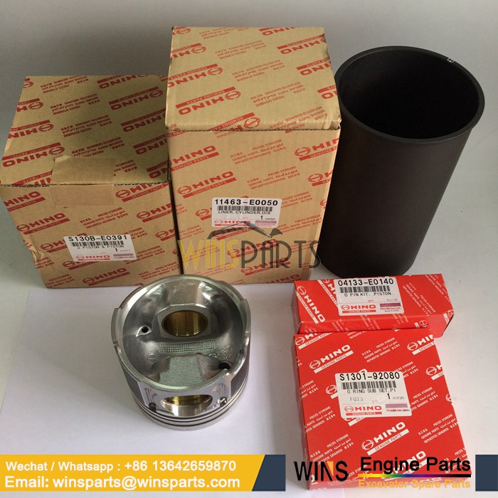 VHS130192080 VH130192080A S1301-92080 S130192080 130192080A HINO J05E J08E ENGINE PISTON RING SET (2)