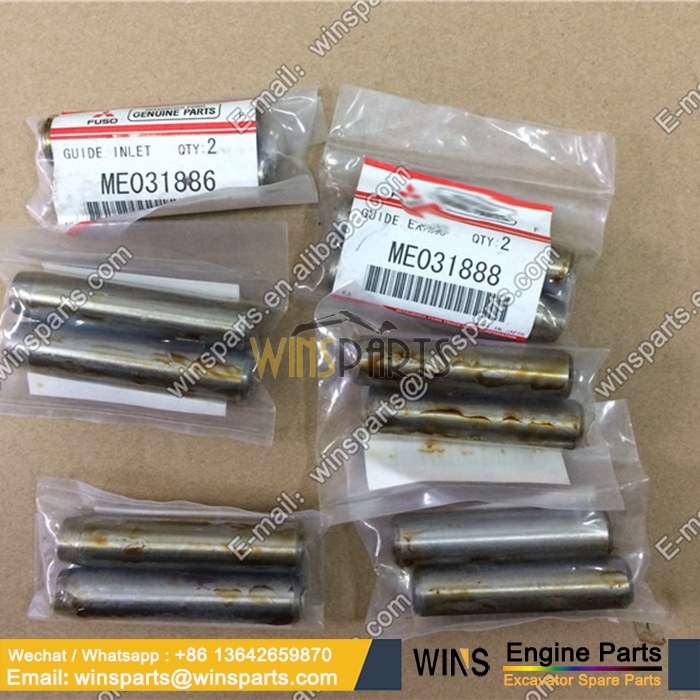 ME031886 ME031888 MITSUBISHI 4D31 6D31 6D16 6D14 ENGINE VALVE GUIDE