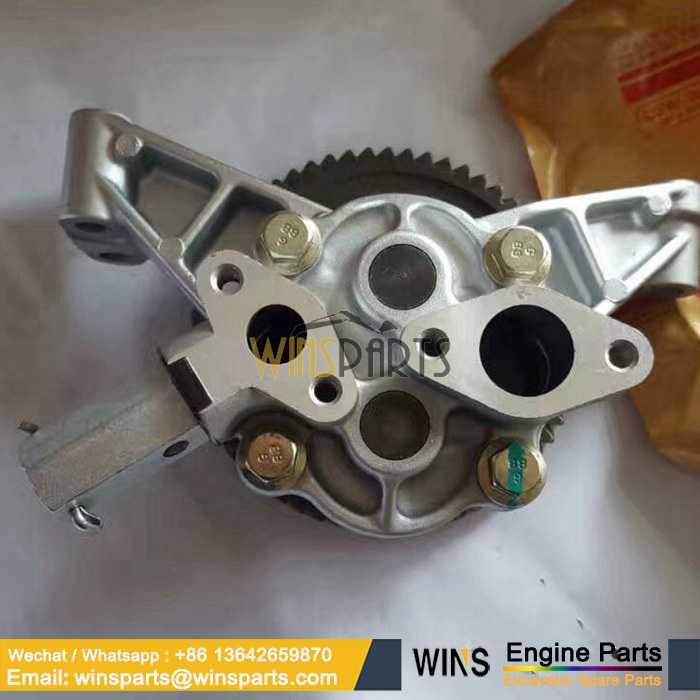 ME074253 VAME074253 MITSUBISHI 6D15 6D16 6D16T 6D17 ENGINE OIL PUMP ASSY Kobelco