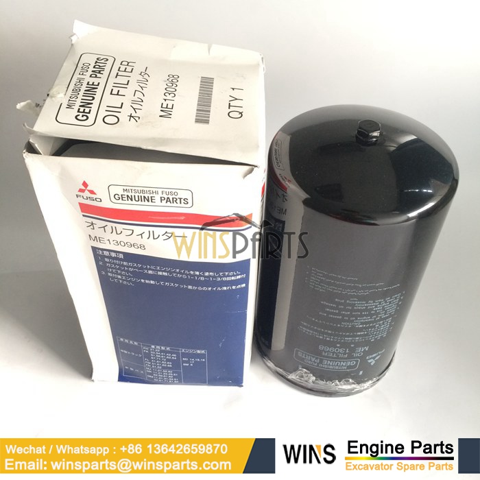 ME130968 VAME130968 MITSUBISHI 6D16 ENGINE Oil Filter ELEMENT Kobelco