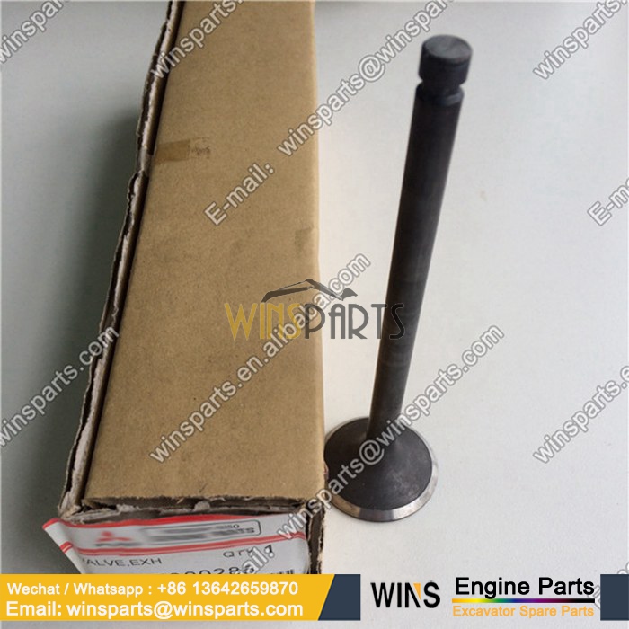 ME300285 VAME300285 Mitsubishi 6D16-T 6D16 ENGINE EXHAUST VALVE Kobelco (3)