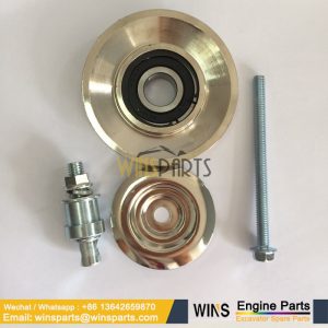 YX20M01029F4 YX20M01029F2 Air Compressor Tension PULLEY ASSY New Holland Kobelco