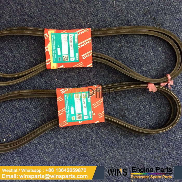 VHSZ91049178 SZ910-49178 VHSZ91049171 VHSZ91049172 HINO J08E Engine V Belt KOBELCO