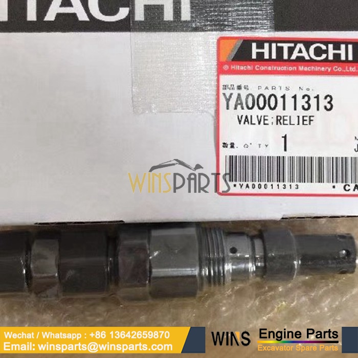 YA00011313 MAIN CONTROL VALVE RELIEF VALVE HITACHI ZX200-5G ZX200LC-5G